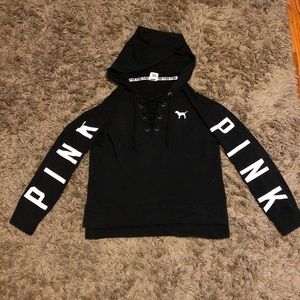 Black pink sweater